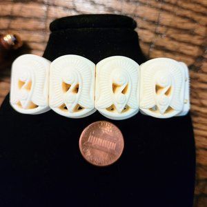 Vintage Avon Tulips Celluloid Bracelet